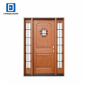 Fangda country style woodgrain rustic exterior doors